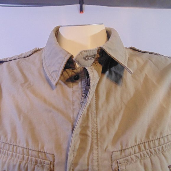 Timberlan Khaki full zip mid lenght jacket medium. - Picture 2 of 8